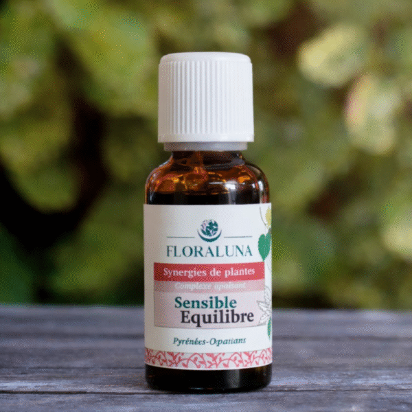 Flacon Sensible Équilibre Floraluna – synergie naturelle pour terrains sensibles